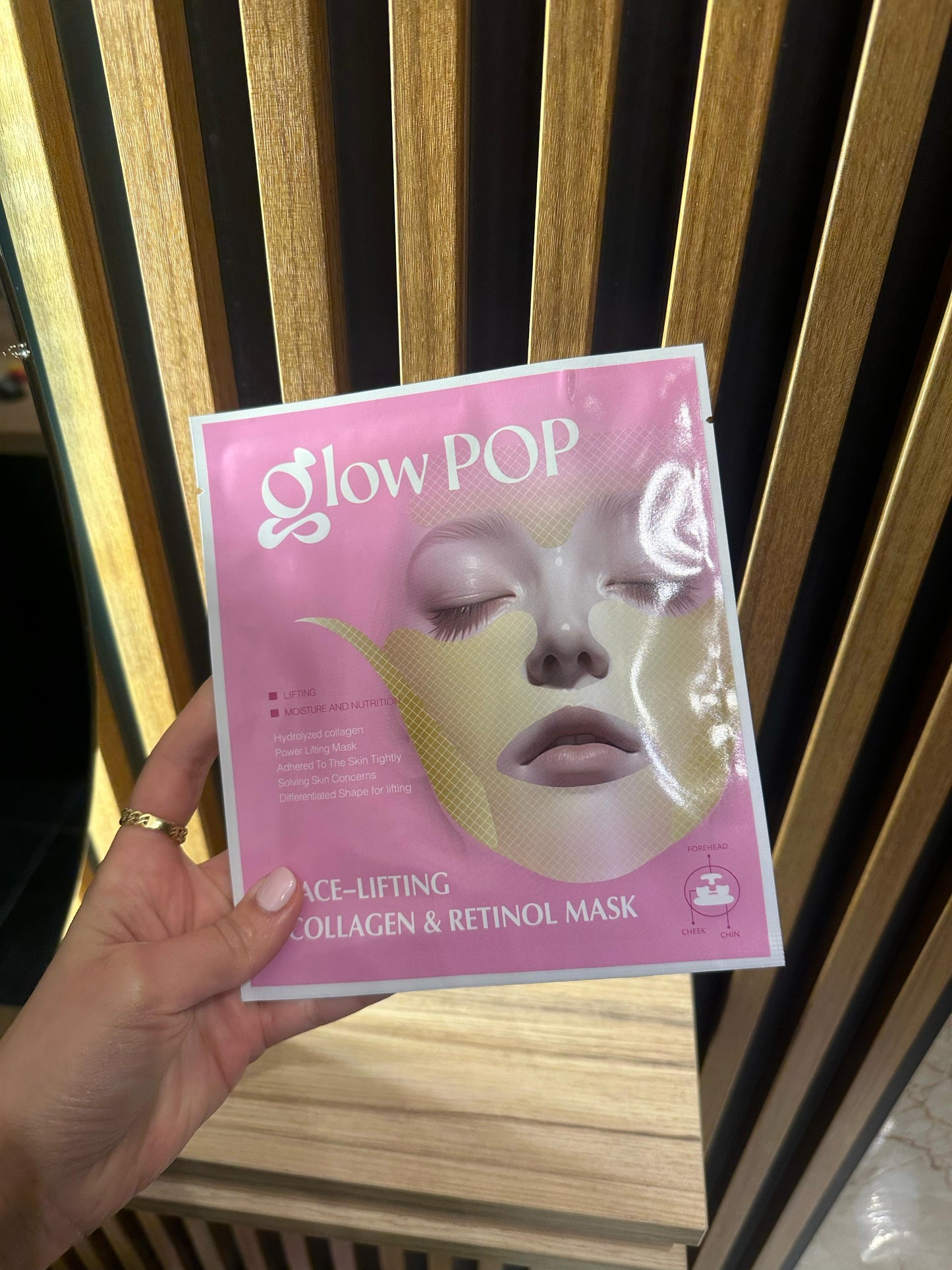Glowpop Face-lifting collagen & retinol mask