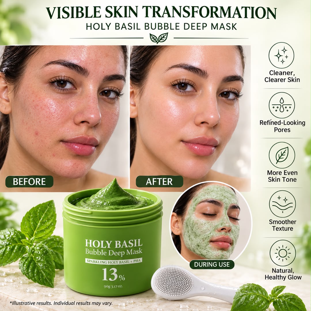 HOLY BASIL BUBBLE DEEP MASK