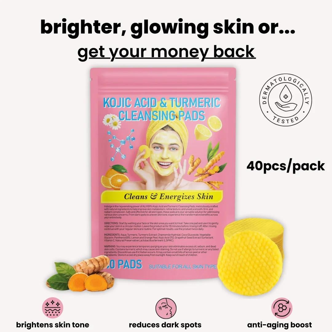 TURMERIC & KOJIC ACID PADS (40 pads)