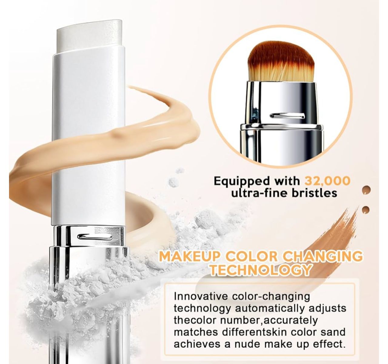 2-in-1 Color Changing Foundation Stick