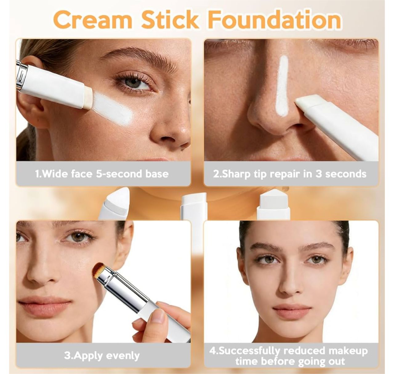 2-in-1 Color Changing Foundation Stick