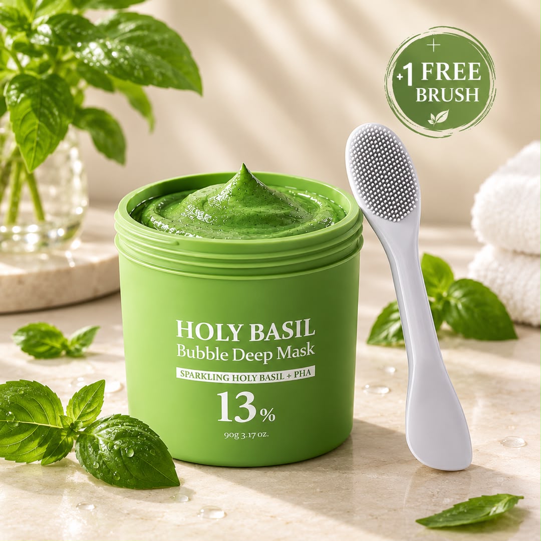 HOLY BASIL BUBBLE DEEP MASK